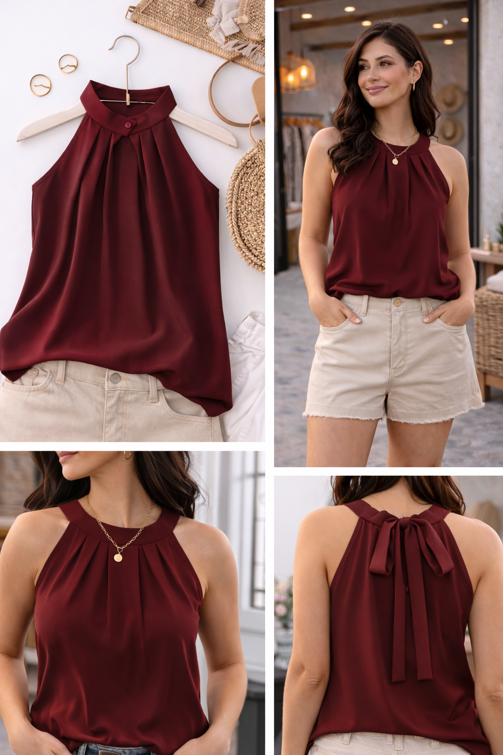 The Refined Halter Top